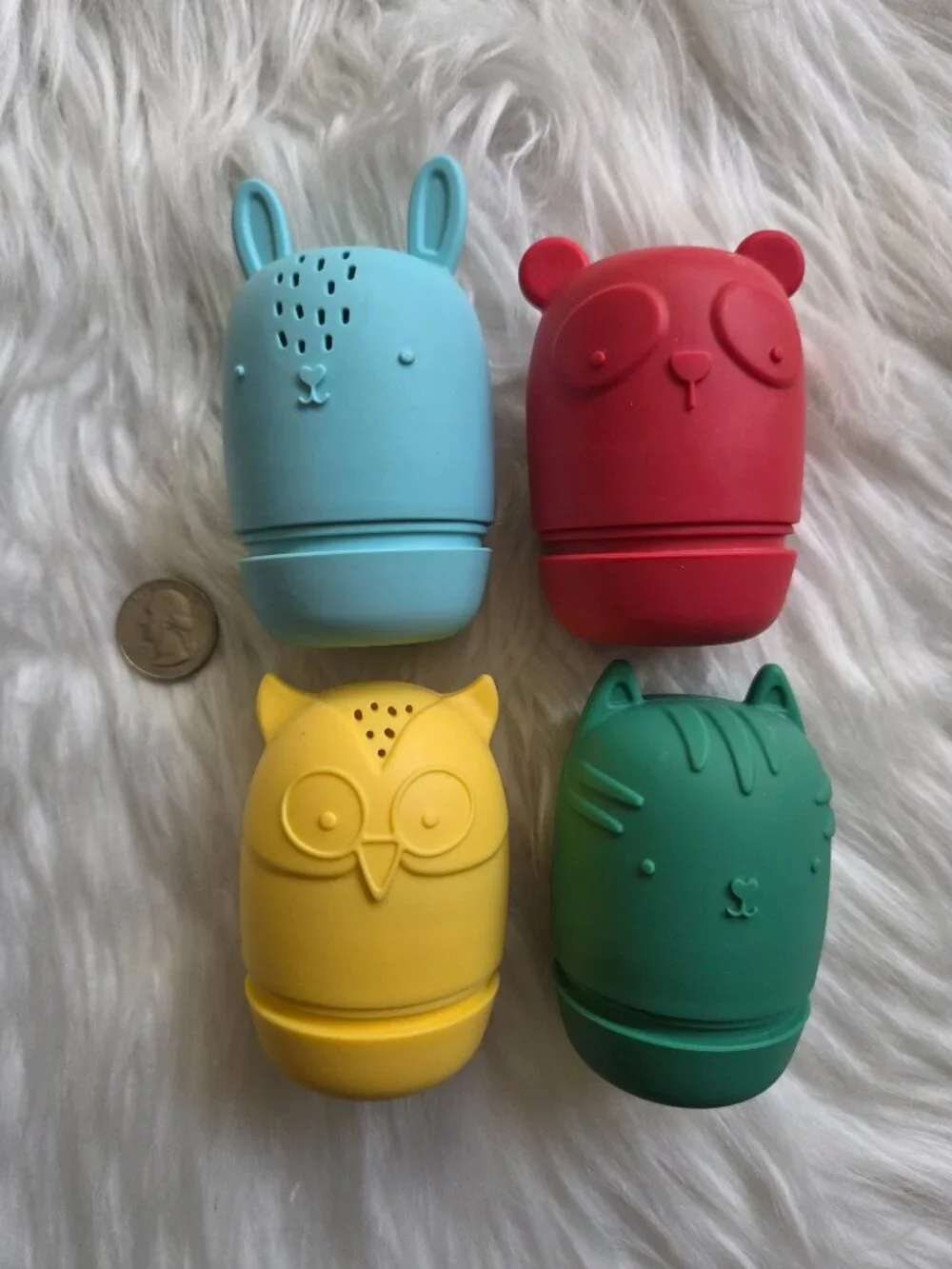 Animal Baby Bath Toy Set